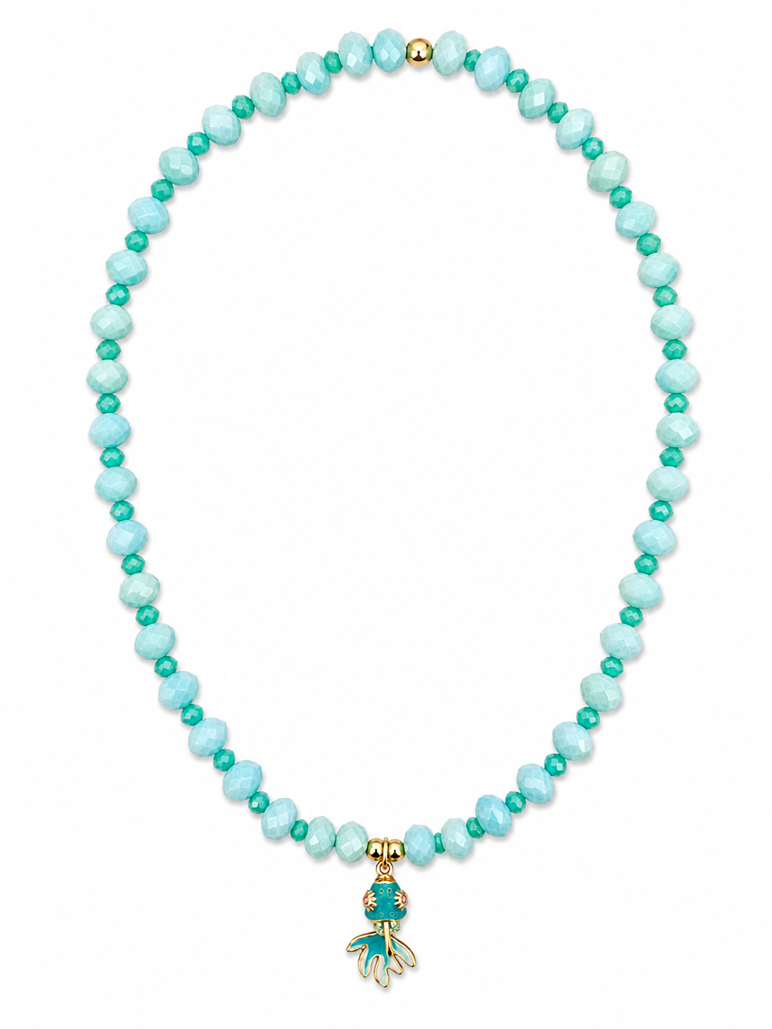 Collier Nath bleu - Fait main