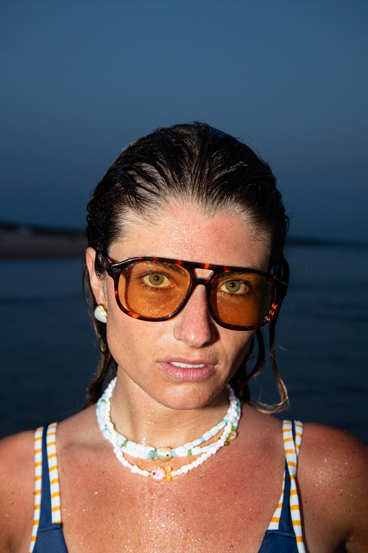 Collier Biarritz - Fait main - Poisson en verre