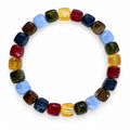 Collier Gabrielle - Multicolore - Fait main, perles en résine