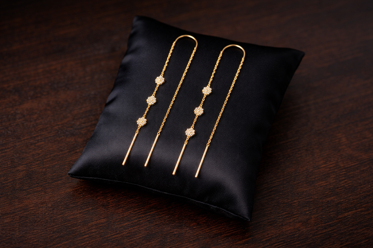 Boucles d’oreilles "Pâquerettes"