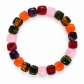 Collier Paloma - Multicolore - Fait main, perles de résine