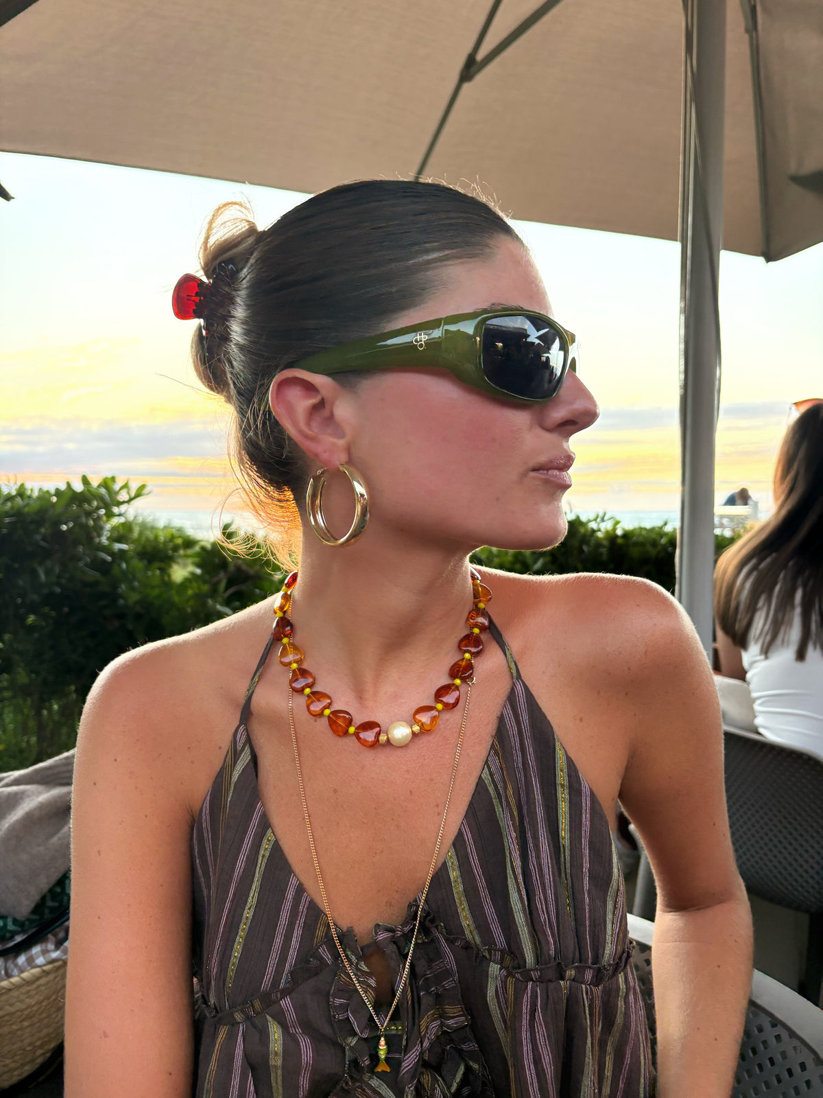 Collier cœurs sucrés - Fait main