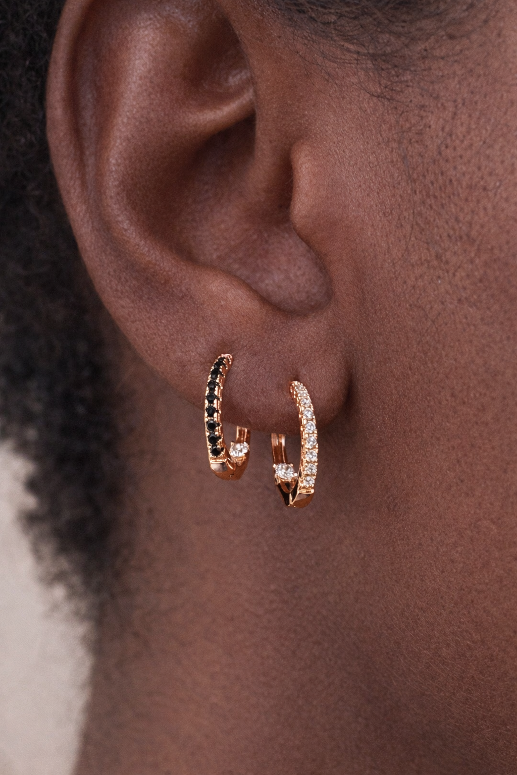 Boucles d’oreilles Glassy - Laiton doré