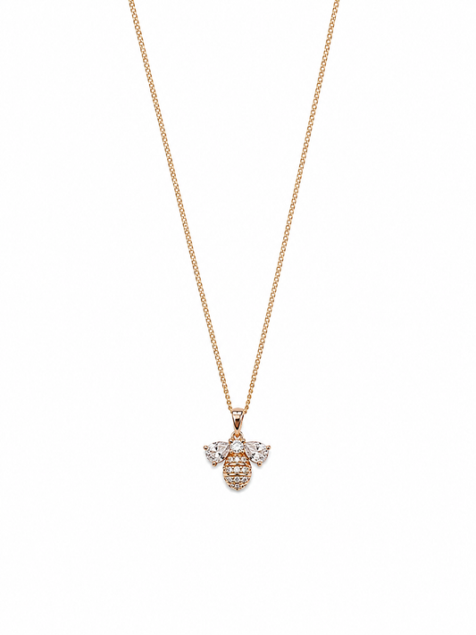 Collier Bee - Laiton doré