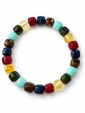 Collier Elsa - Multicolore - Fait main, perles en résine