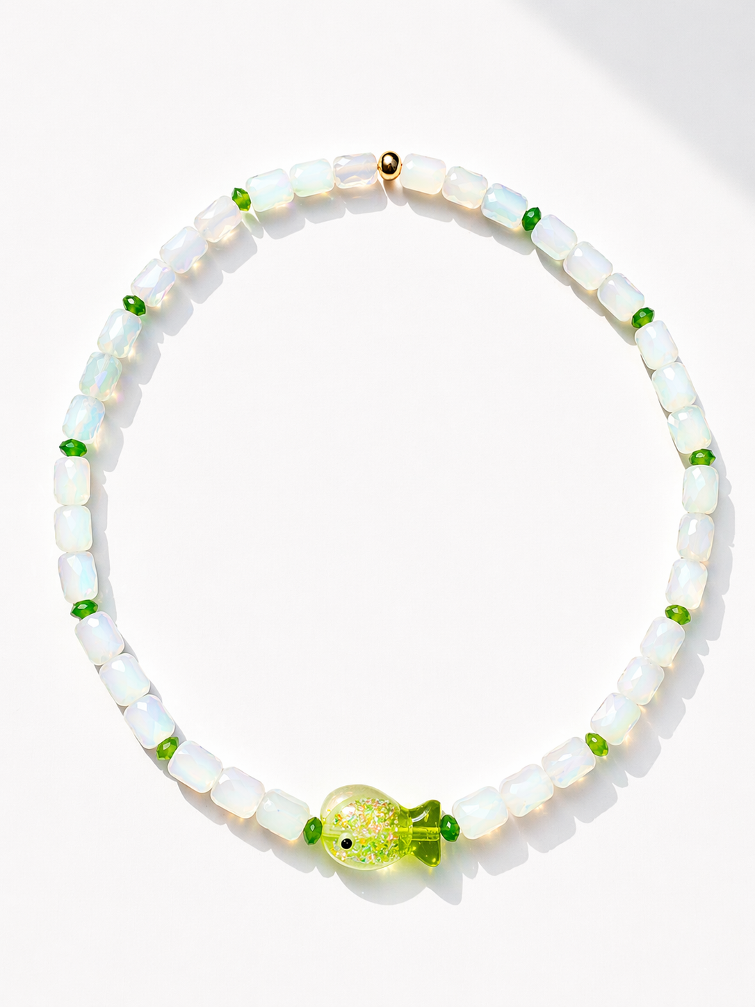 Collier Biarritz - Fait main - Poisson en verre