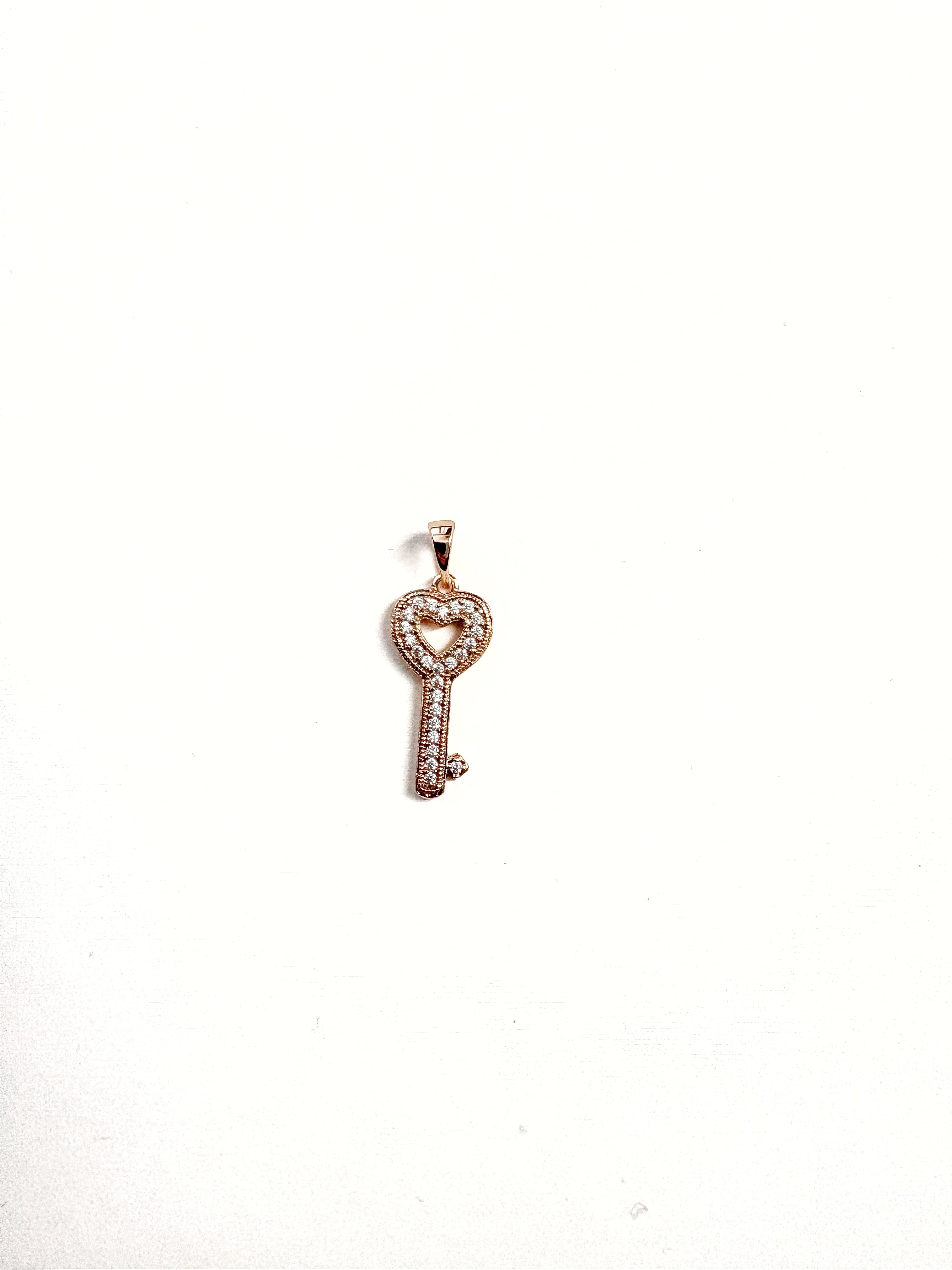 Charm heart key