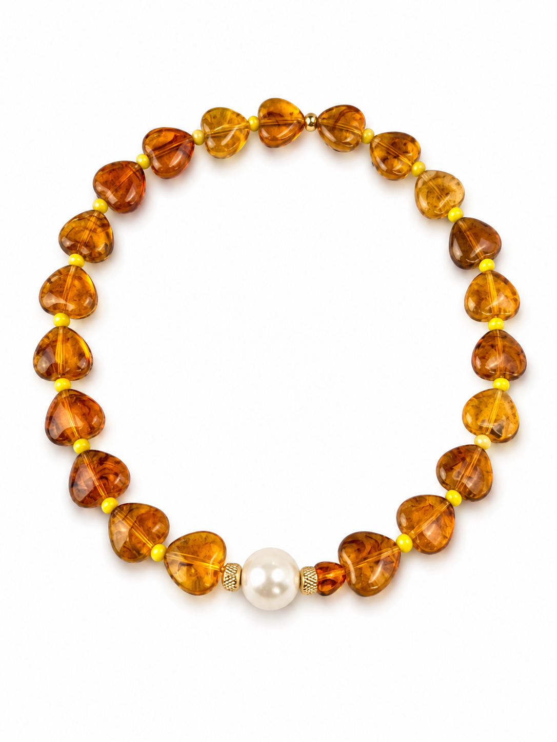 Collier cœurs sucrés - Fait main