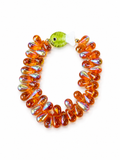 Bracelet Fishy Miel - Fait main - Perles de verre