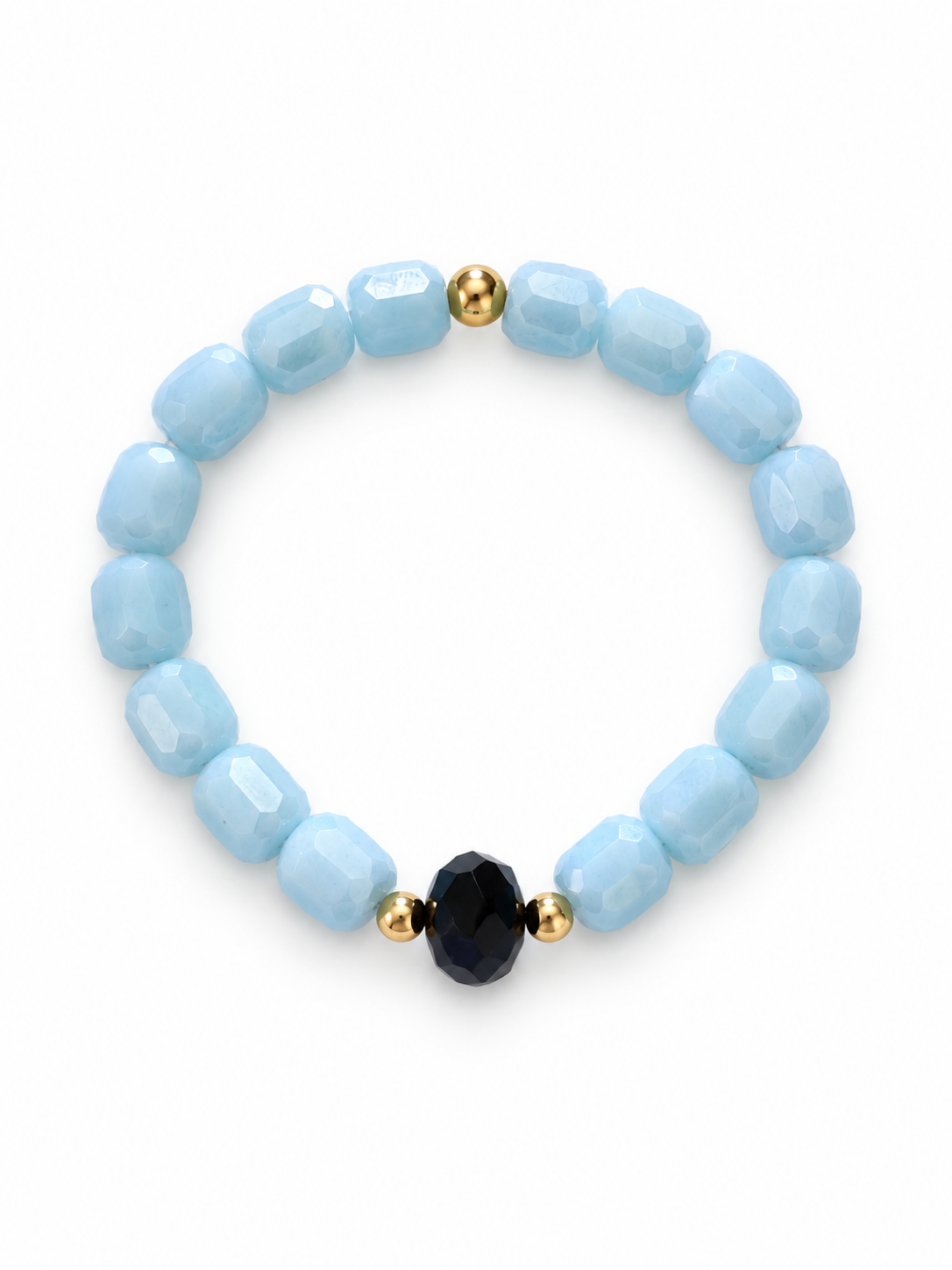 Bracelet Gigi - Neige - Fait main