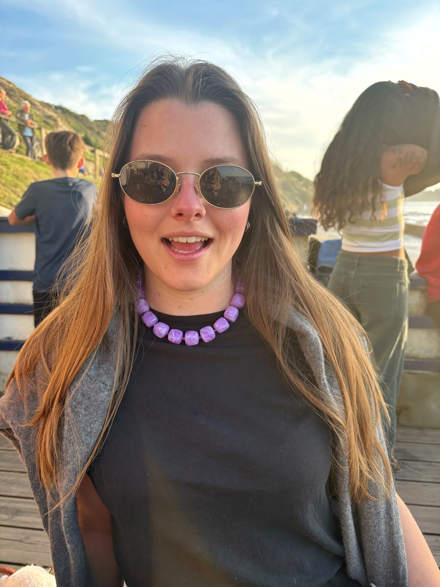 Collier Sugar Cube - Fait main