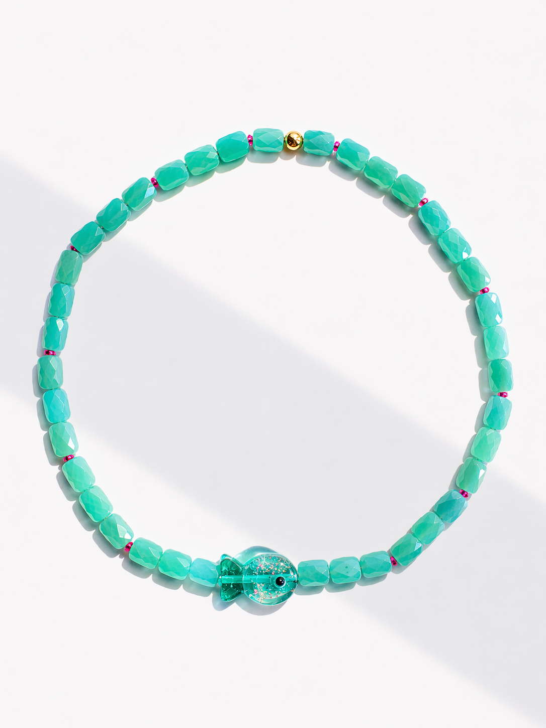 Collier Biarritz - Fait main - Poisson en verre