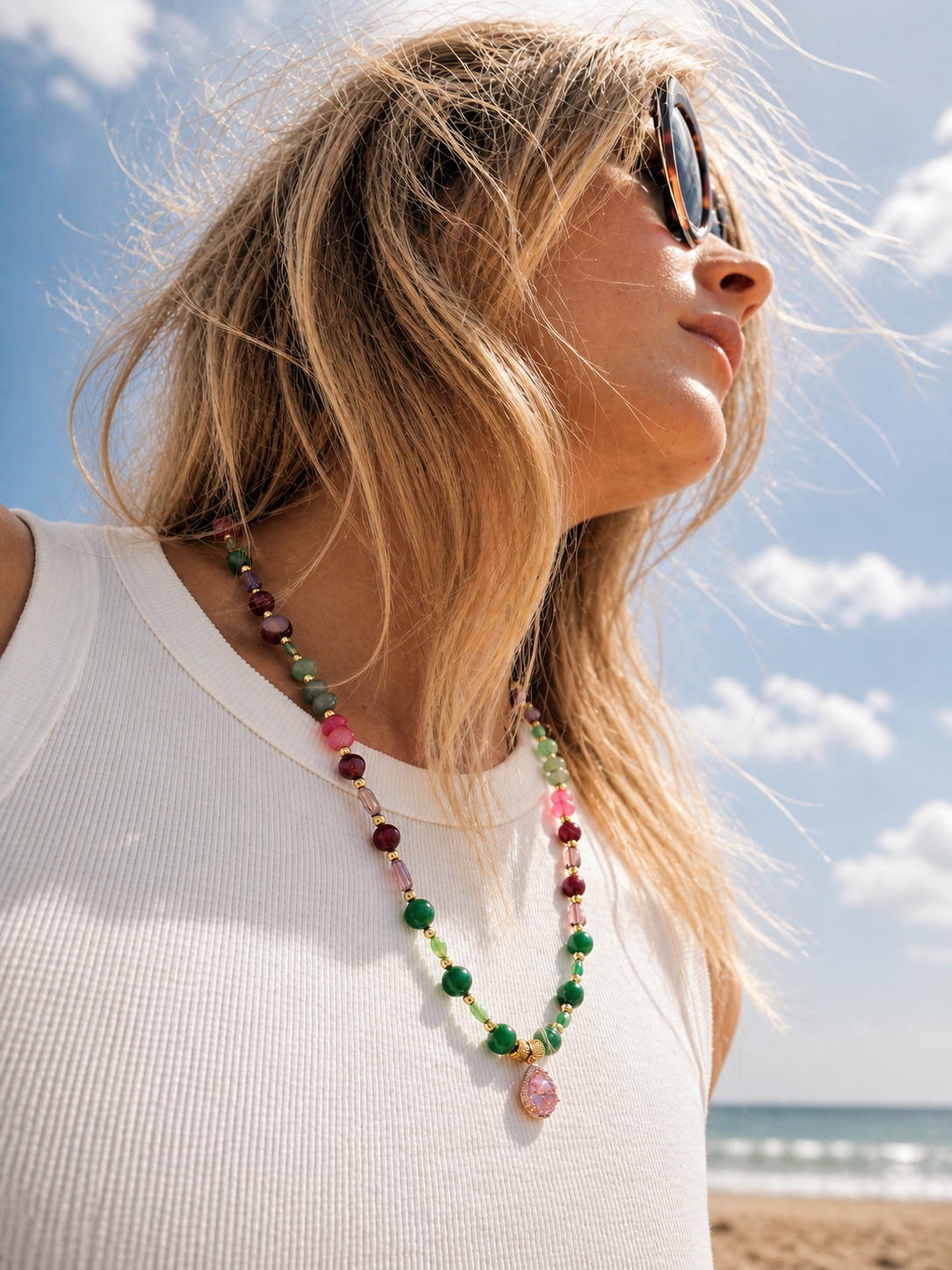 Collier Flora - Fait main