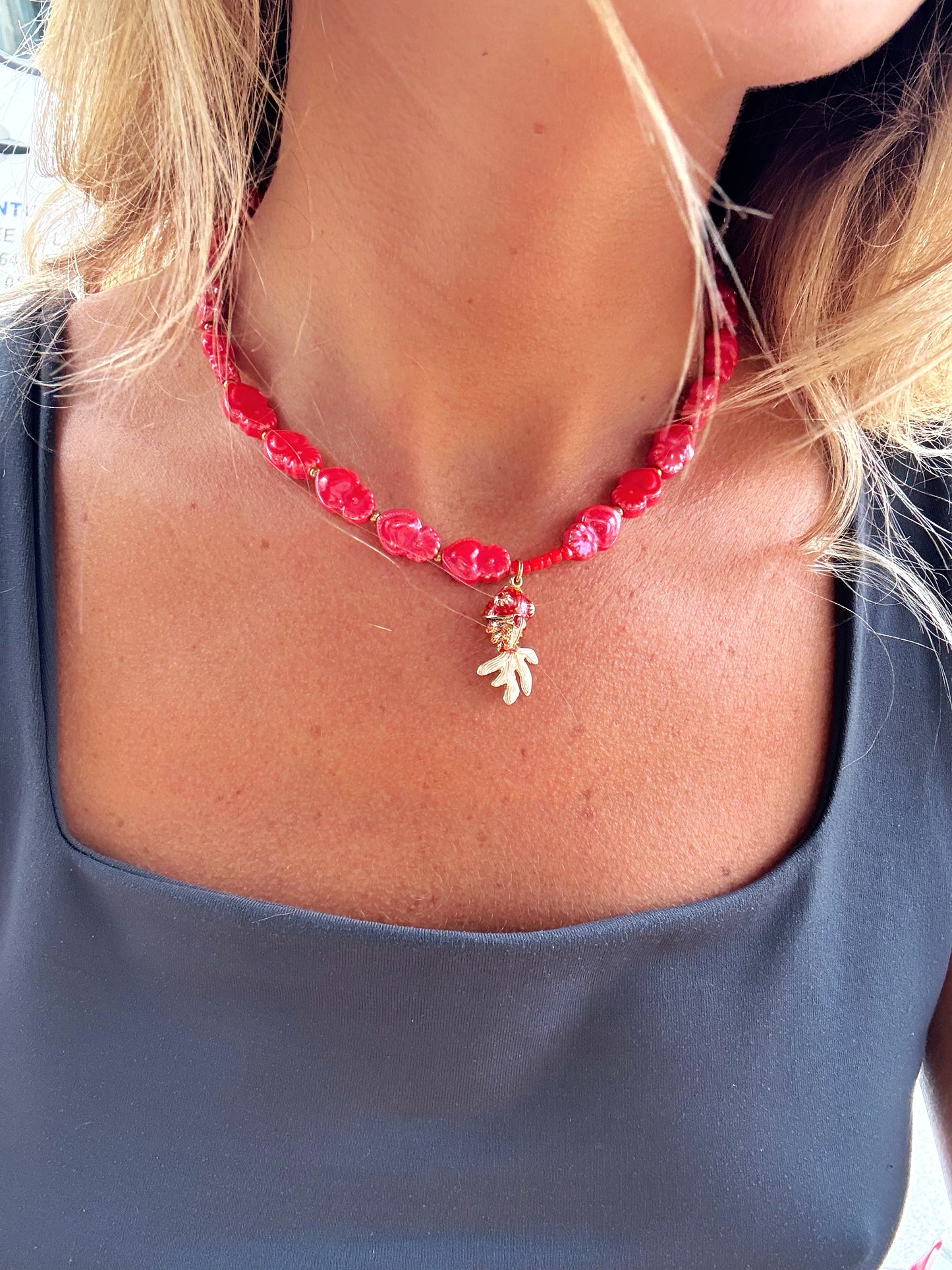 Collier Japan Fish - Fait main