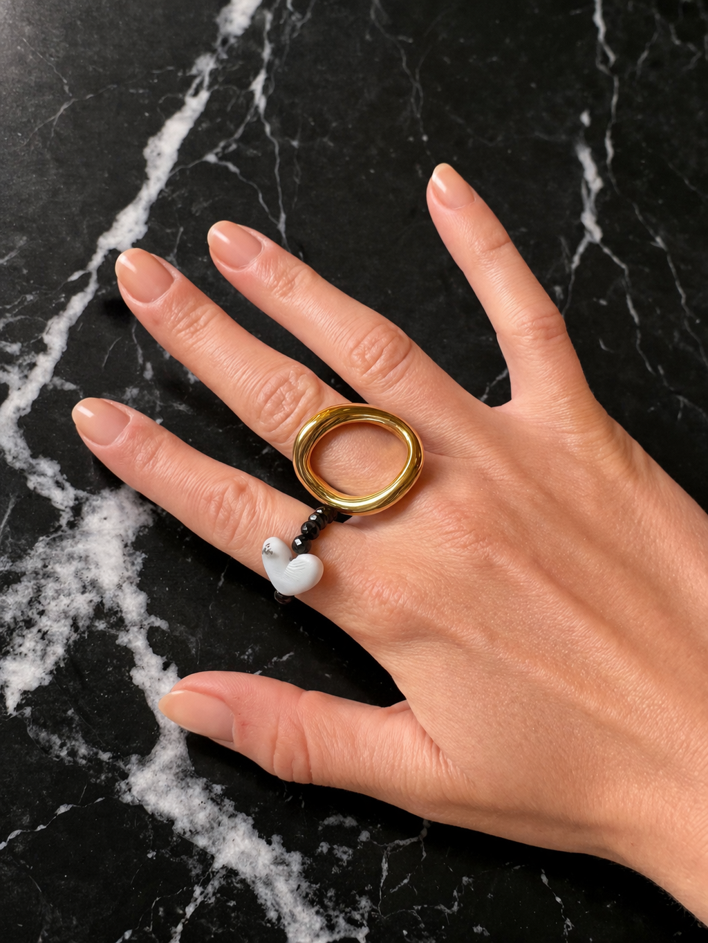 Bague Circle - Acier inoxydable