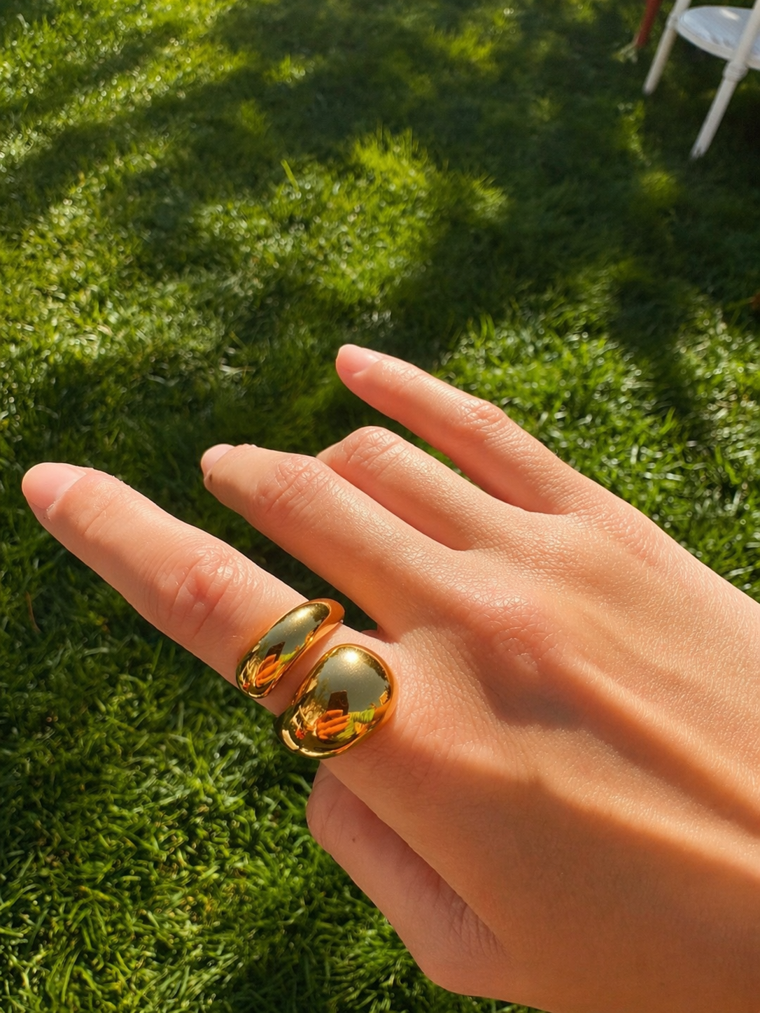 Bague Halo - Acier Inoxydable