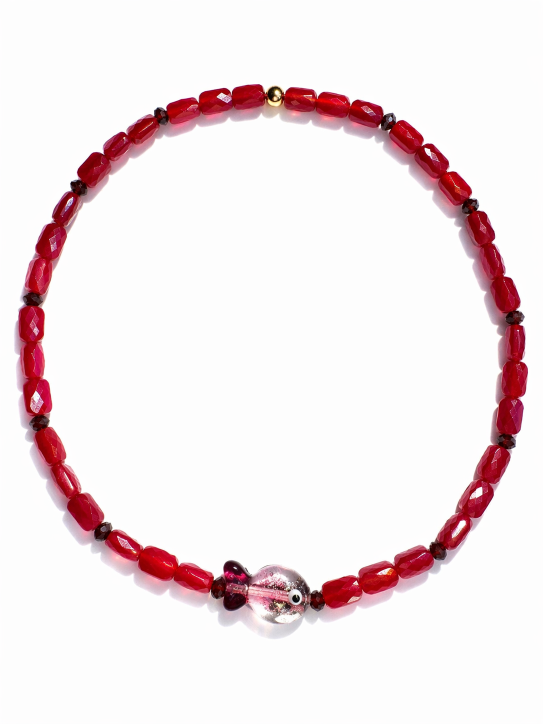 Collier Biarritz - Fait main - Poisson en verre
