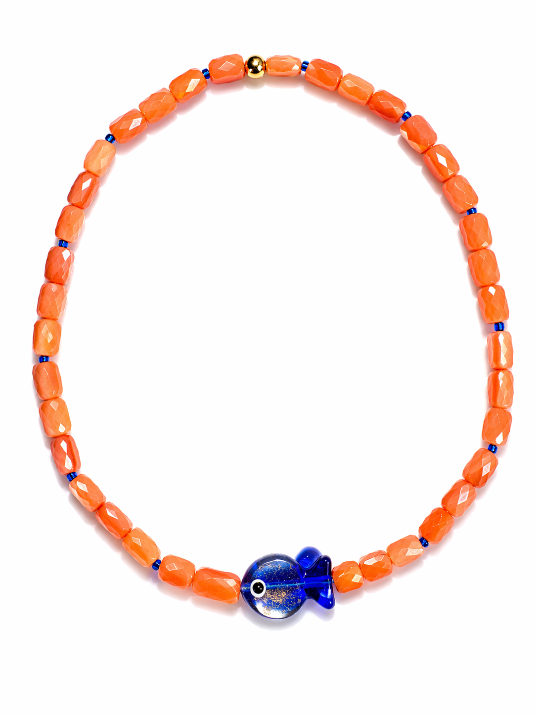 Collier Biarritz - Fait main - Poisson en verre