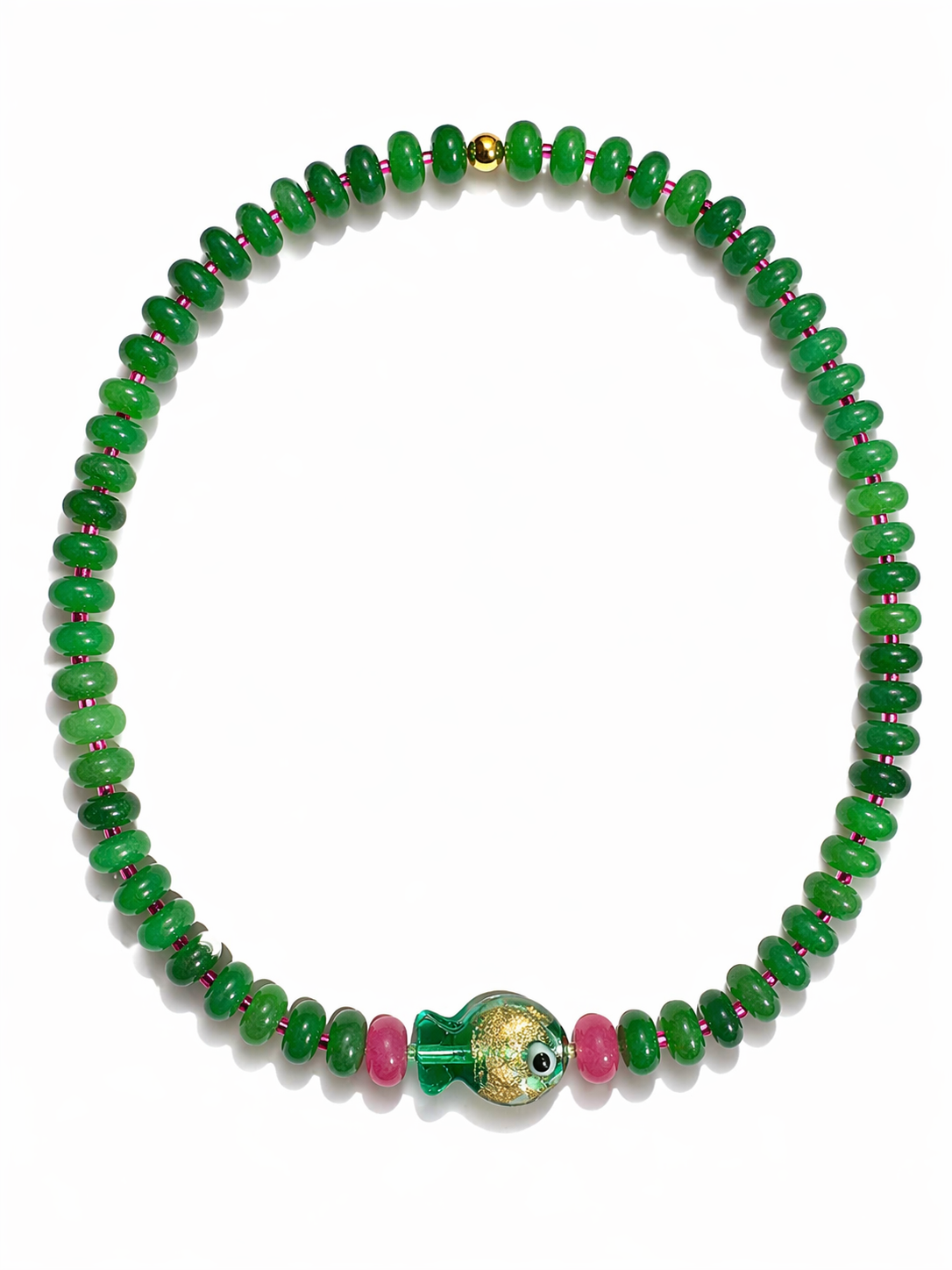 Collier Biarritz - Fait main - Poisson en verre