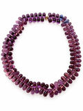 Collier Goutte - Mauve - Fait main, perles de verre