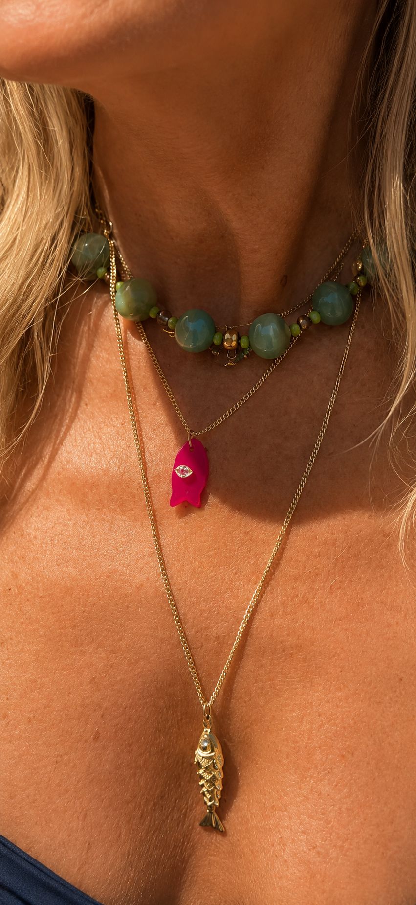 Collier Geneviève - Fait main