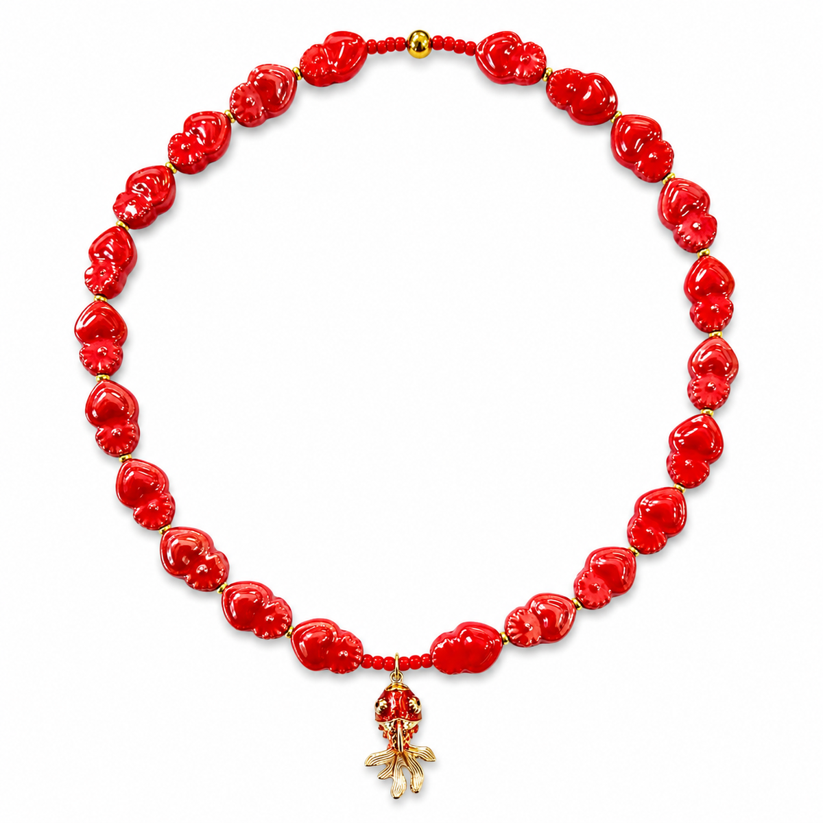 Collier Japan Fish - Fait main