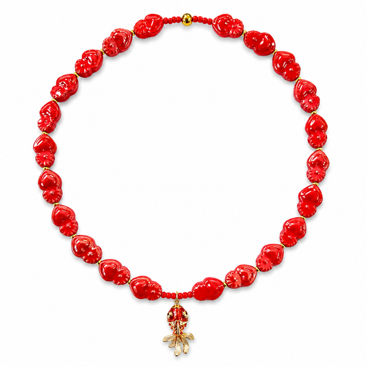 Collier Japan Fish - Fait main
