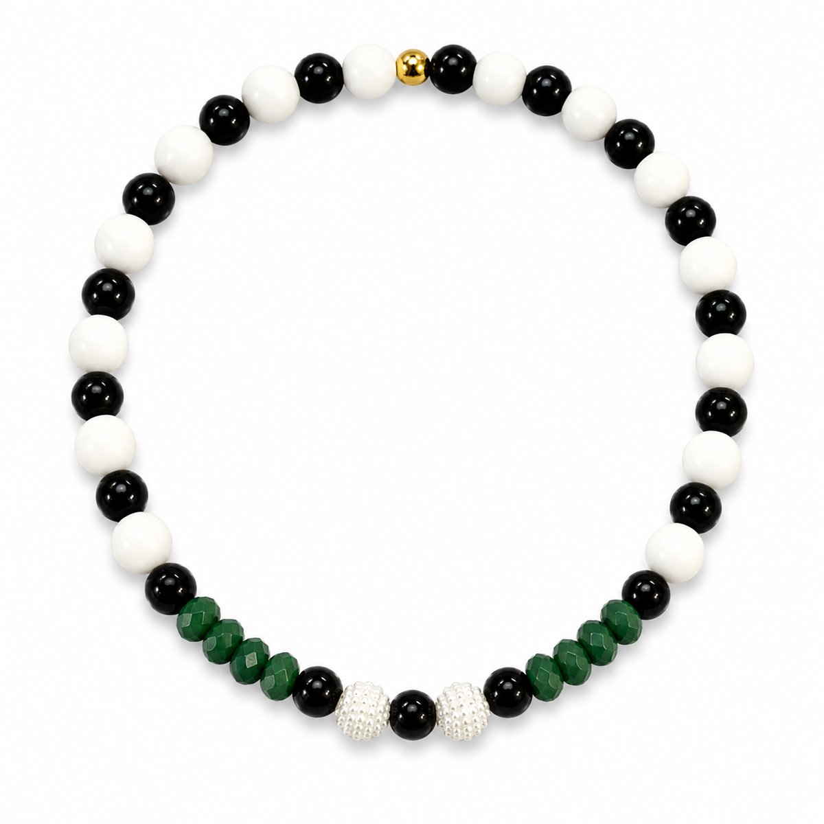 Collier Piano Verde - Fait main