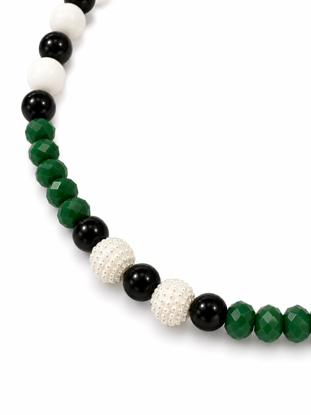 Collier Piano Verde - Fait main