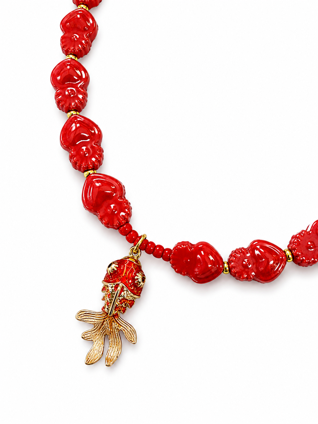 Collier Japan Fish - Fait main