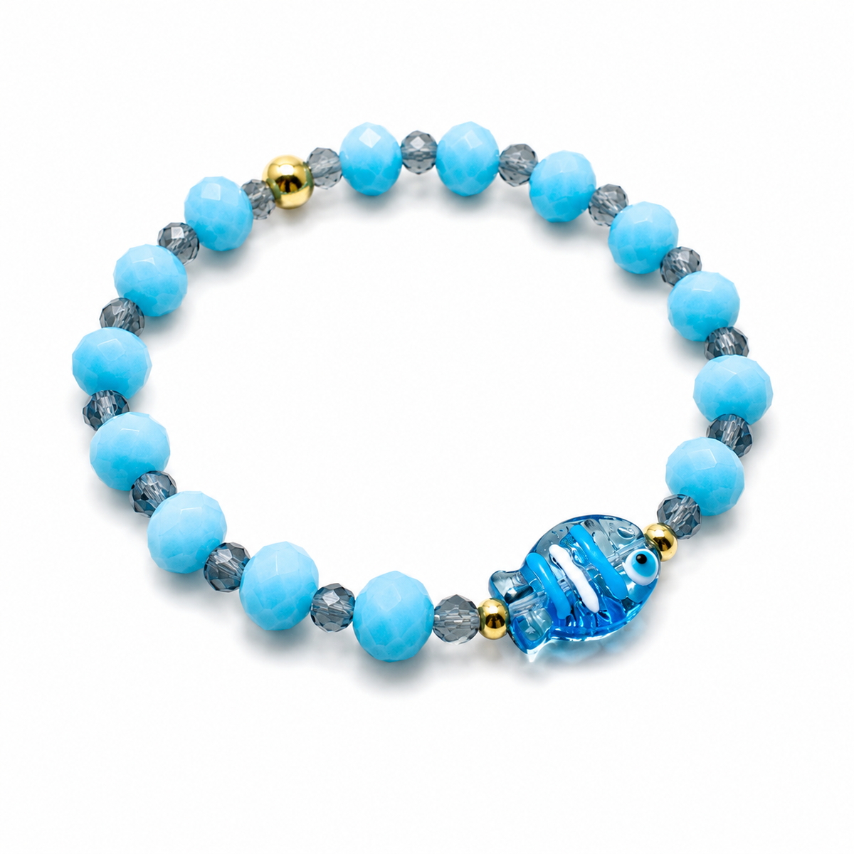Bracelet Fish Turquoise - Fait main